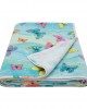 Vtg Beach Towell Butterflies Colorful Sea Drift Swimming Beach