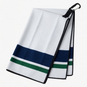 ALWAYS WASH YOUR BALLS TRI-fold Golf Towel W/ Clip New