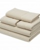 Imabari Towel Set of 4 Unbleached Towels, Face & Hand Size