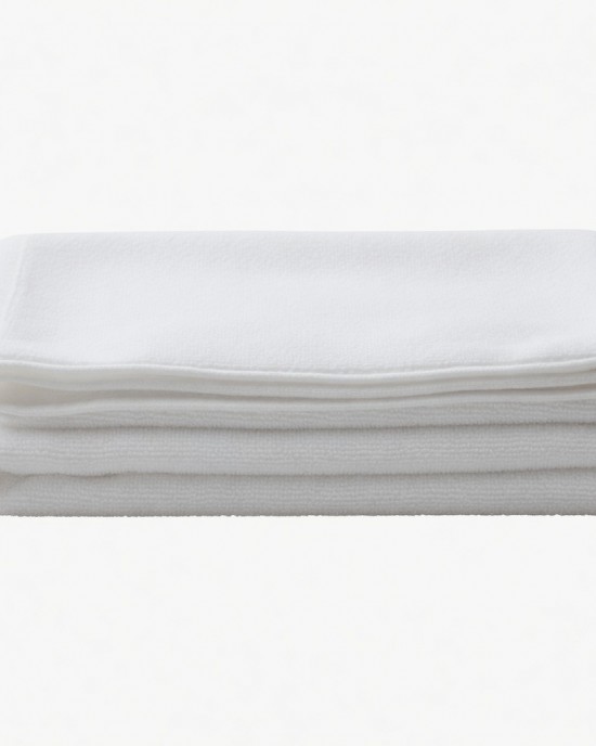 Imabari Towel White Wash Towel Set 34cm x 34-36cm 2pcs