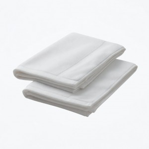 Imabari Cotton Face Towel Set of 2 Microfiber & Cotton White 34x84cm
