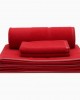 Imabari Towel Set Compact Bath Towel 46×100 Red Gauze Face Towels 34×80