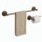 Antique Brass Bathroom Accessories Set Wall Mounted Towel Rail Toilet Paper Hold