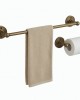 Antique Brass Bathroom Accessories Set Wall Mounted Towel Rail Toilet Paper Hold