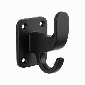 Towel Hooks for Bathrooms, Matte Black Towel Hook for Kitchen Bathroom, SUS30