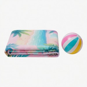 Gamersupps Silvervale Summer Drop Beach Towel and Beach Ball Set - IN HAND