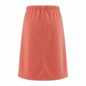 Ladies Towel Wrap Wearable Bath Coral Fleece Skirt Absorbent Bathrobe