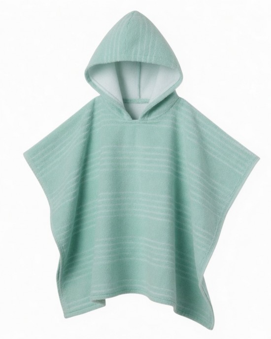 Kids 85cm Poncho, 75cm Baby Bath Beach Hooded Towel Cotton Bathrobe Gift 0-6 Yrs