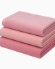 Vintage Cannon Pink Towel Set of Three