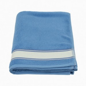 Market Blue Bath Towel Good Condition Box Opened, Minor