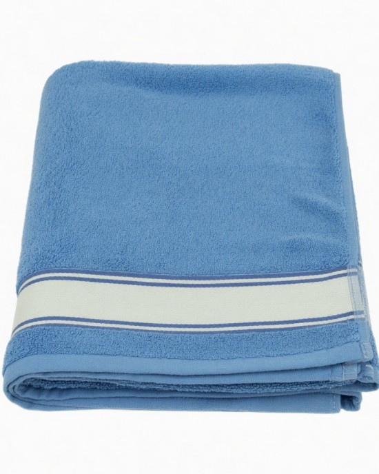 Market Blue Bath Towel Good Condition Box Opened, Minor
