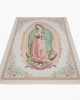 Vtg Kaufman Our Lady of Guadalupe Beach Towel Virgin Mary 100% Cotton 58