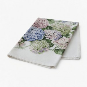 Laura Stoddart Designer Tea Towel Kitchen Floral Flower Hydrangeas Gardeners