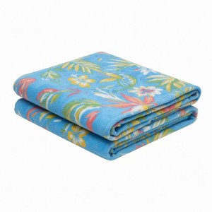 Beach Towel Blue Horizon JUNGLE SUNRISE 30x60