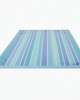 Cotton Blend Blend Beach Towel 72 x 38 in Cool Veriegated Stripe