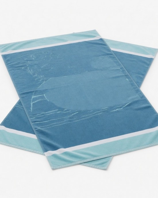 Cotton Blend Blend Beach Towel 72 x 38 in Whale