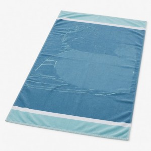 Cotton Blend Blend Beach Towel 72 x 38 in Whale